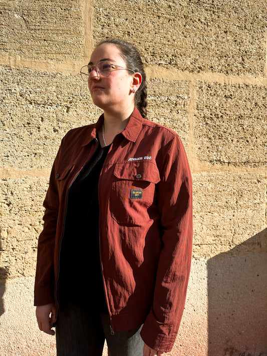 Veste légère bordeaux